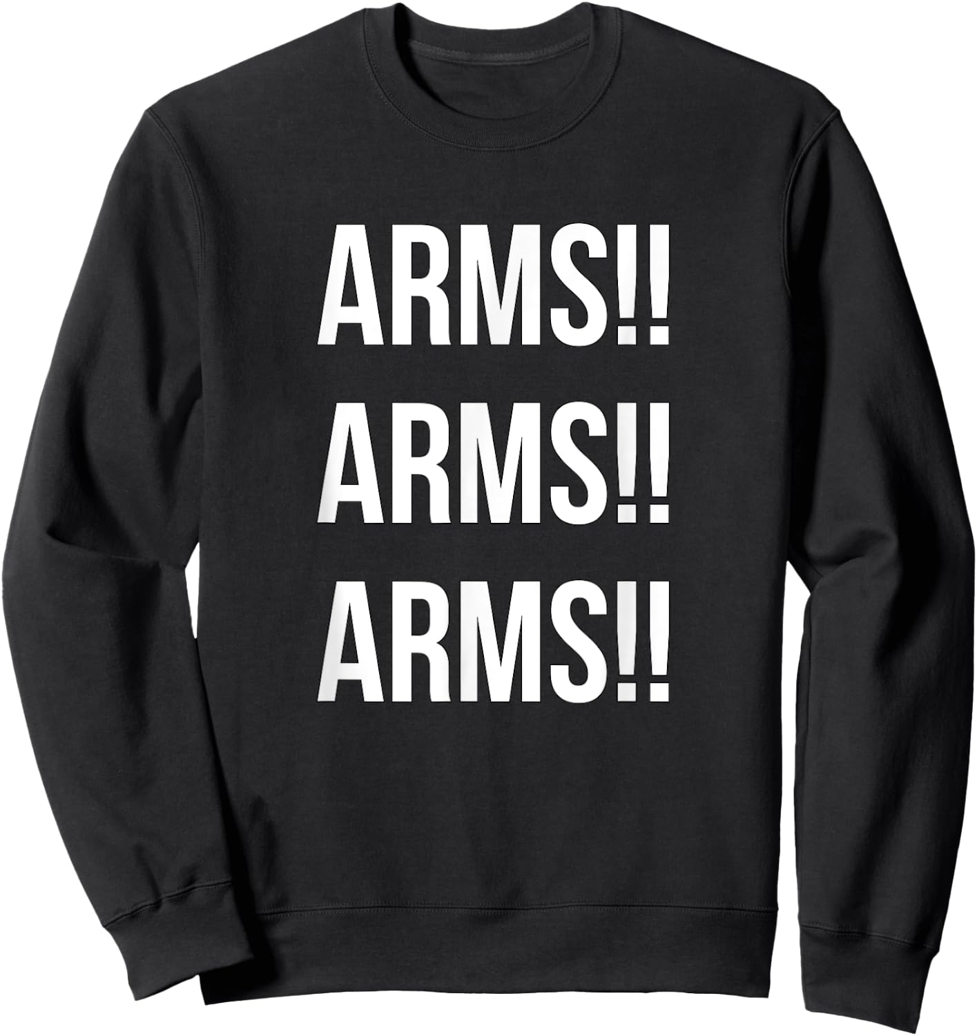 Funny Shirt For Track Coach Arms HS Running Form T Shirt Sweatshirt - Sweatshirt | Black