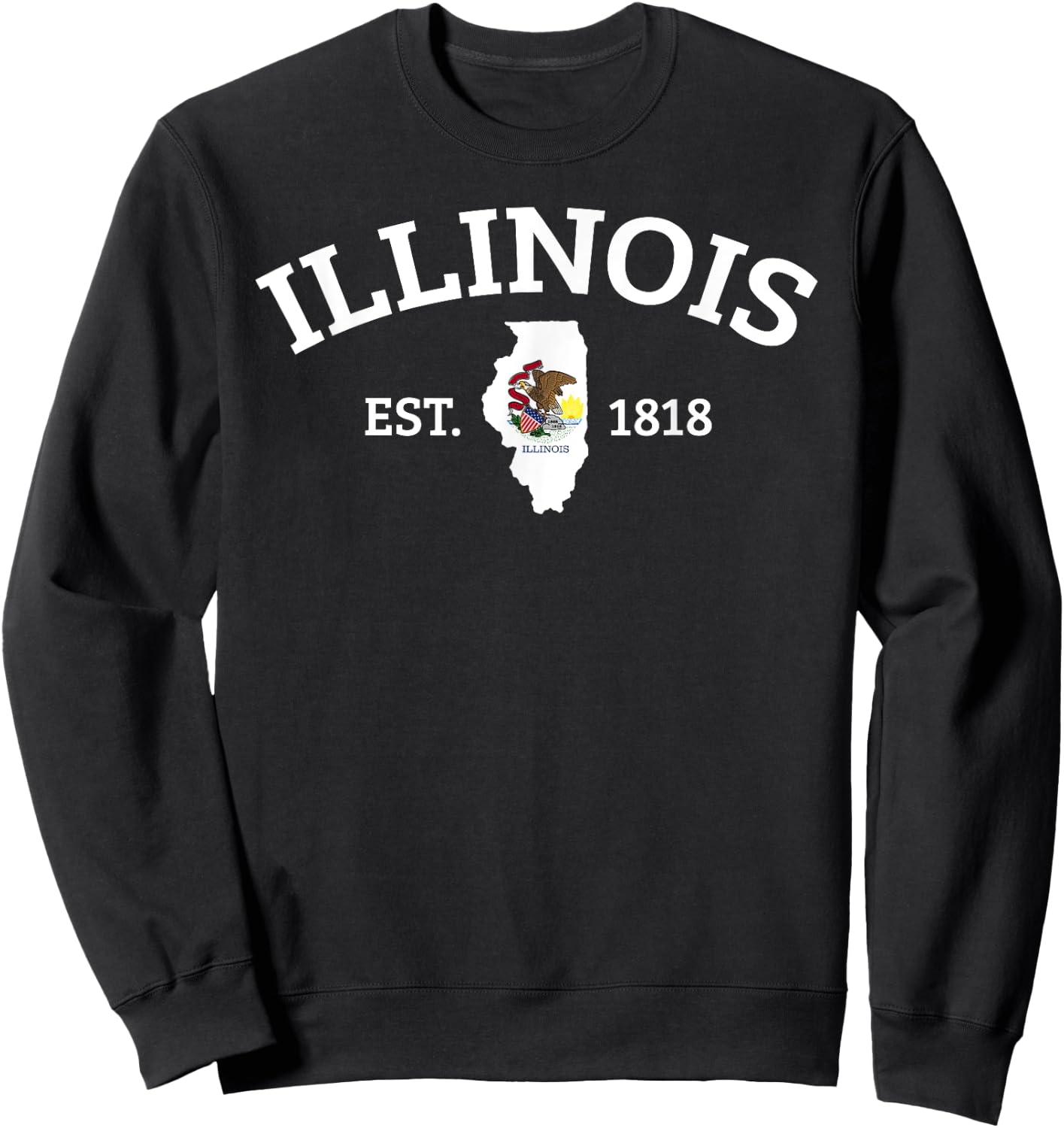 Illinois Lovers Sweatshirt - Sweatshirt | Black