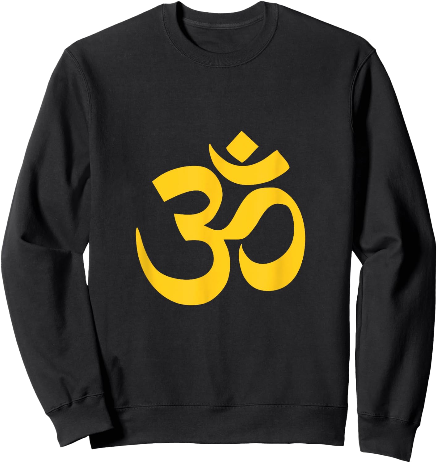 Om Spiritual Ohm Symbol | Yoga Meditation Mind Body Spirit Sweatshirt - Sweatshirt | Black
