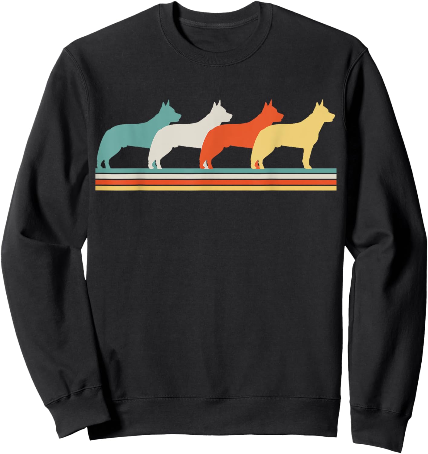 Australian Cattle Dog Women Girls Kids Sweatshirt - Sweatshirt | Black