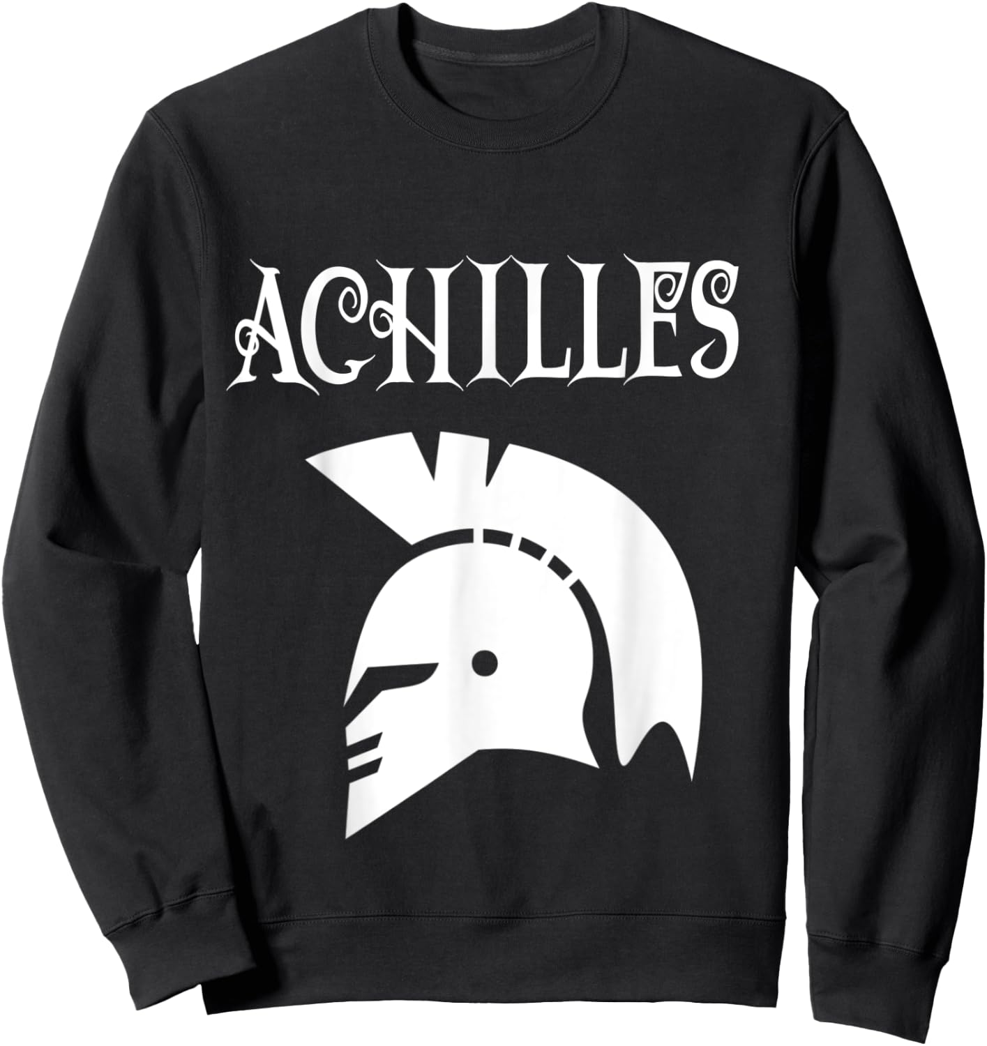 Achilles Costume. Simple, Greek God Workout Achilles Costume Sweatshirt - Sweatshirt | Black