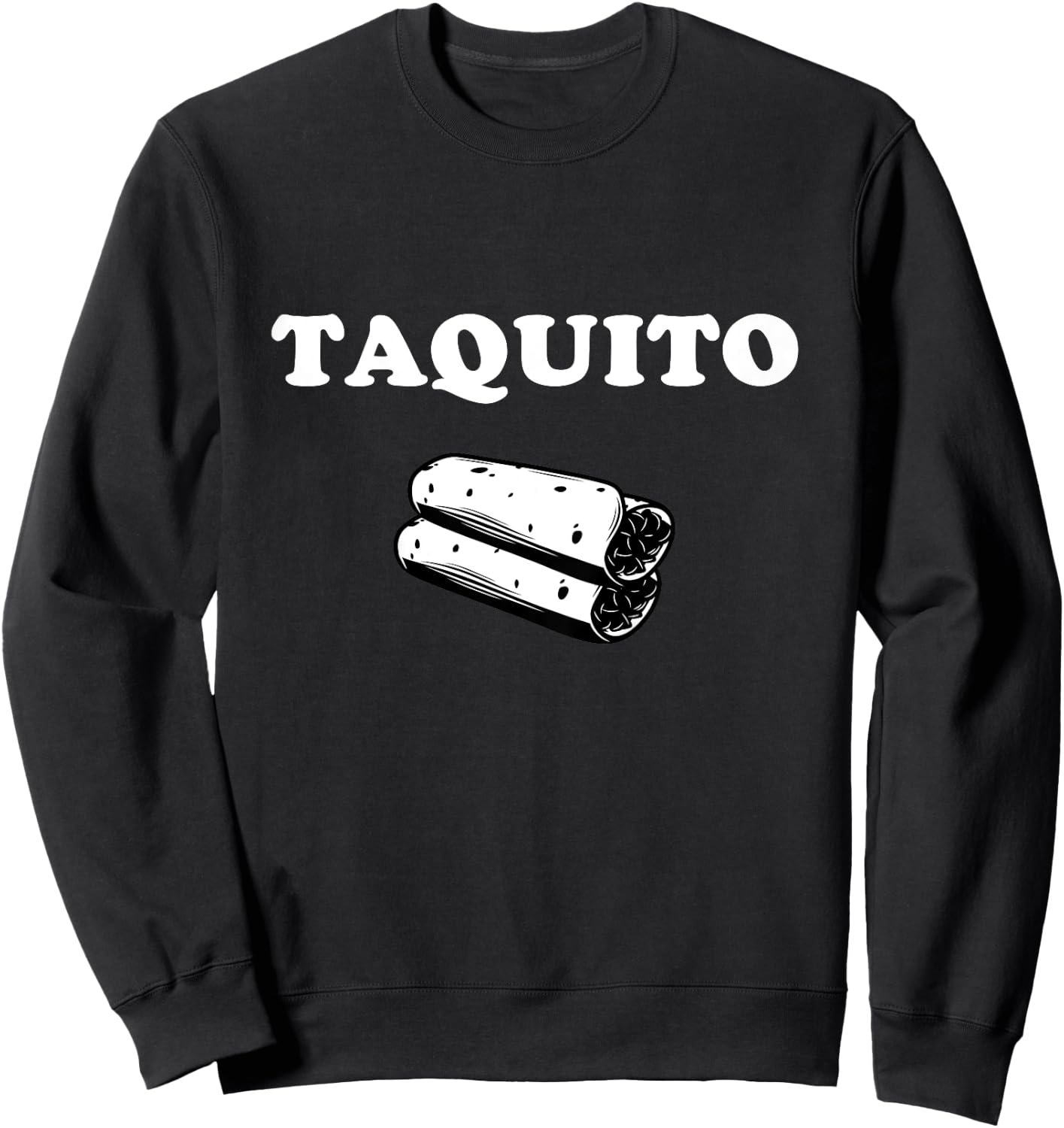 Burrito Taquito Taco Mom Dad Baby Matching Family Set Sweatshirt - Sweatshirt | Black