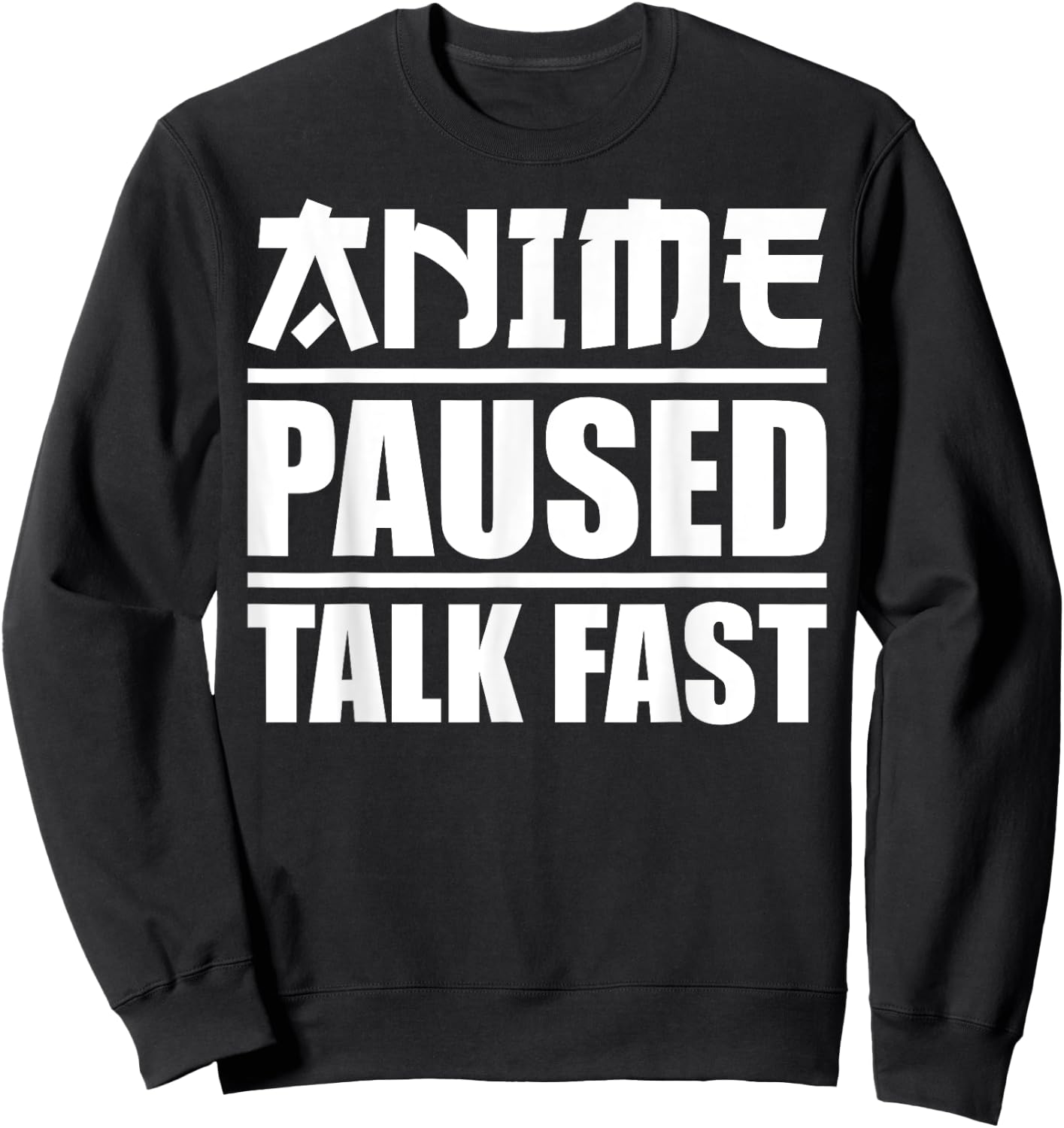 Anime Art Women Teen Girls Anime Merch Anime Lovers Sweatshirt - Sweatshirt | Black
