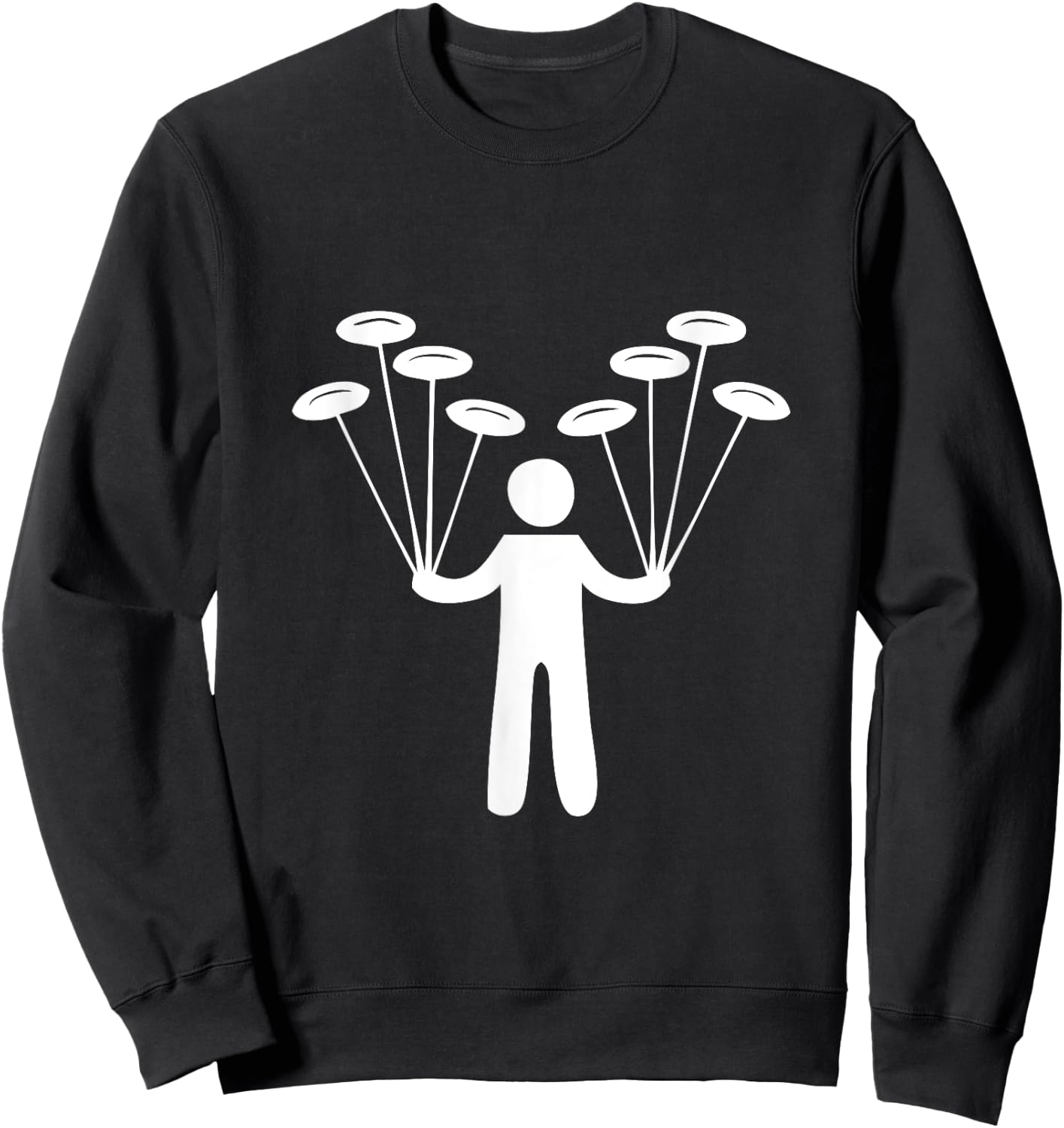 Spinning Plates Circus Performer Sweatshirt - Sweatshirt | Black