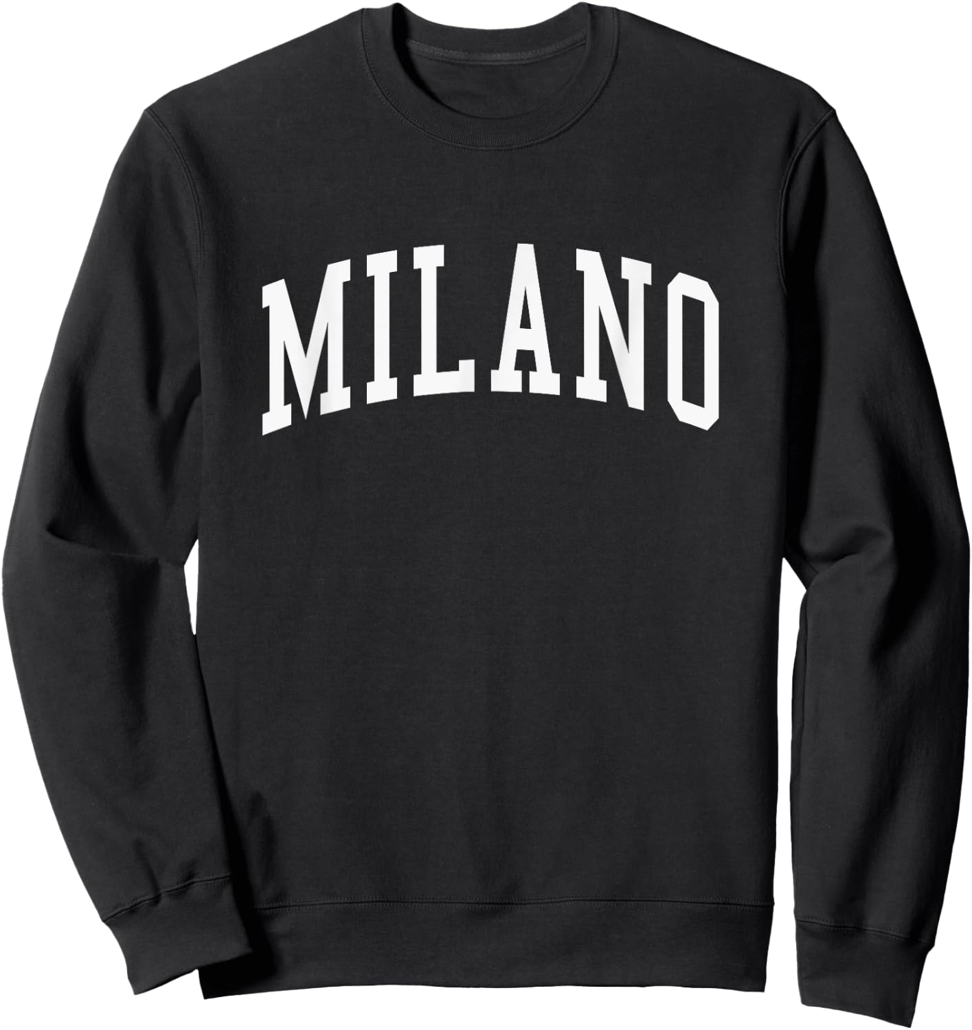 Milano - Throwback Design - Classic Sweatshirt - Sweatshirt | Black