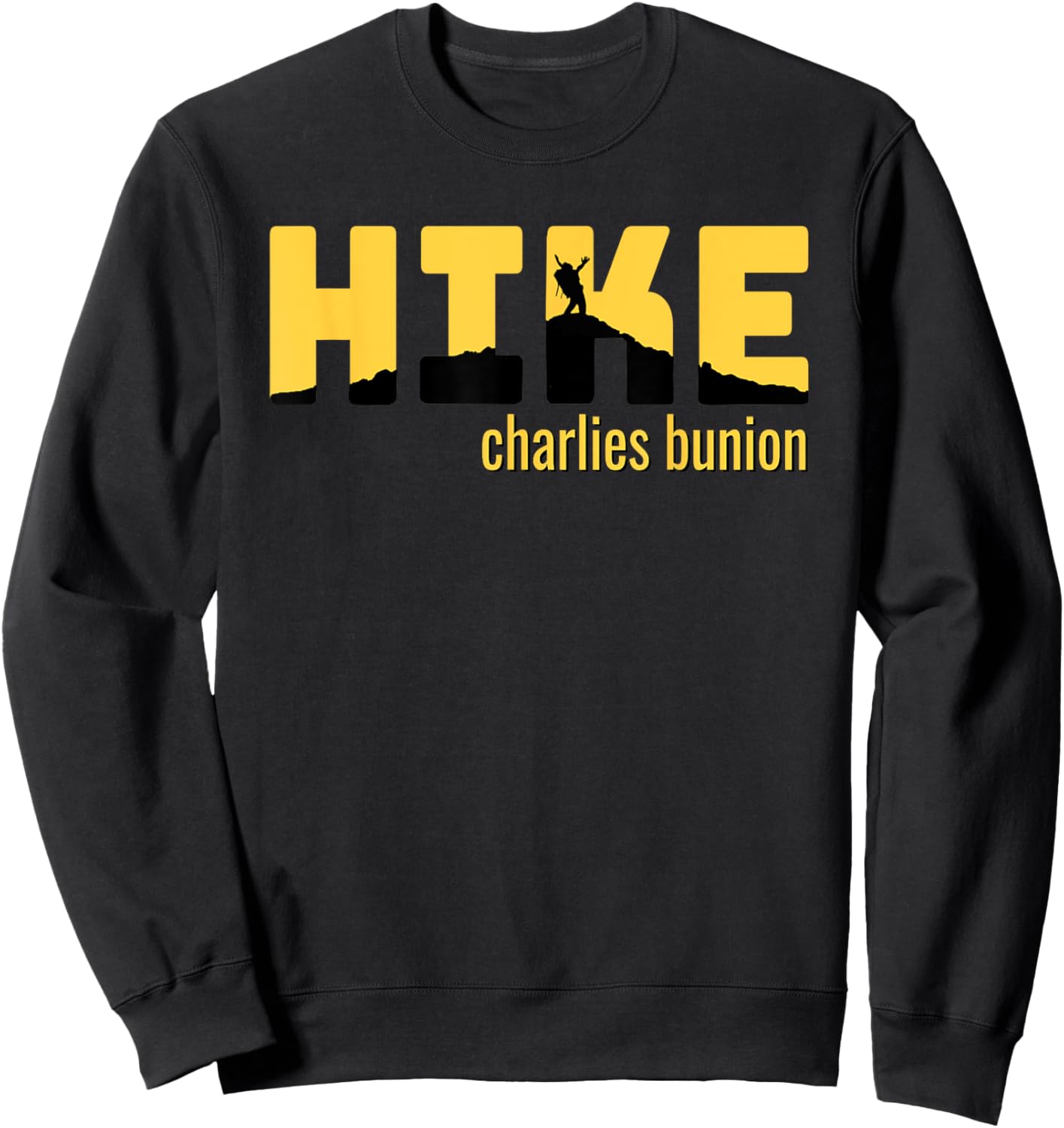 HIKE CHARLIES BUNION Classic Hiking Sweatshirt - Sweatshirt | Black