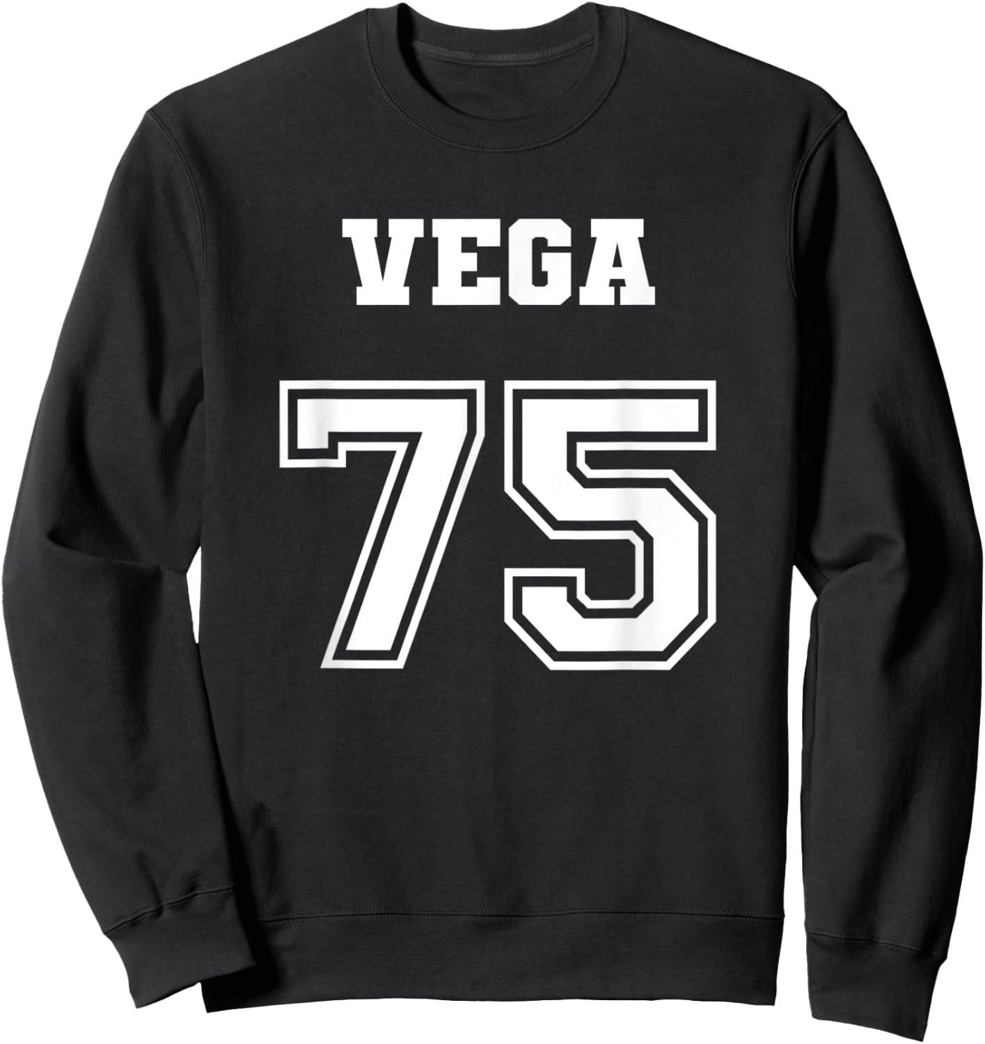Jersey Style 1975 75 Vega Vintage Drag Racing Car Sweatshirt - Sweatshirt | Black