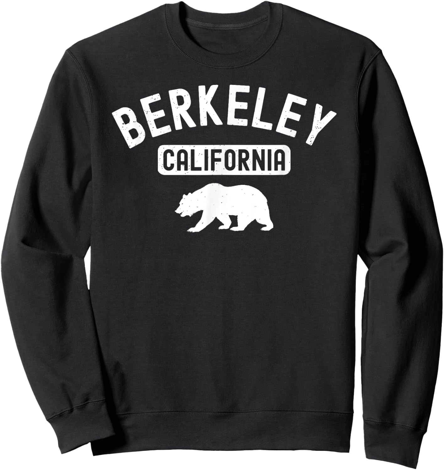 Berkeley California Bear Bay Area Oakland Alameda County 510 Sweatshirt - Sweatshirt | Black