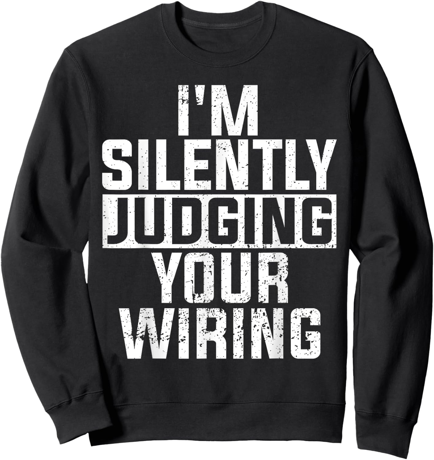 Funny Electrician Art Women Professional Electrician Sweatshirt - Sweatshirt | Black
