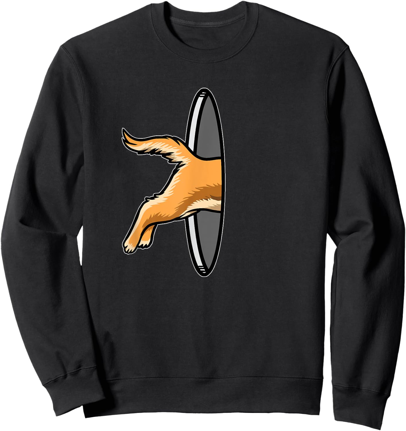 Matching Couple Cat Lover Funny Portal Animal & Her Sweatshirt - Sweatshirt | Black