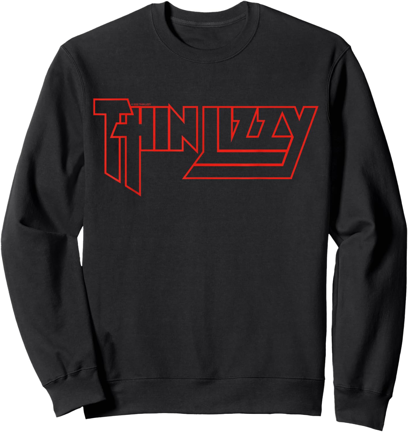 Thin Lizzy – Life Red Logo Sweatshirt - Sweatshirt | Black