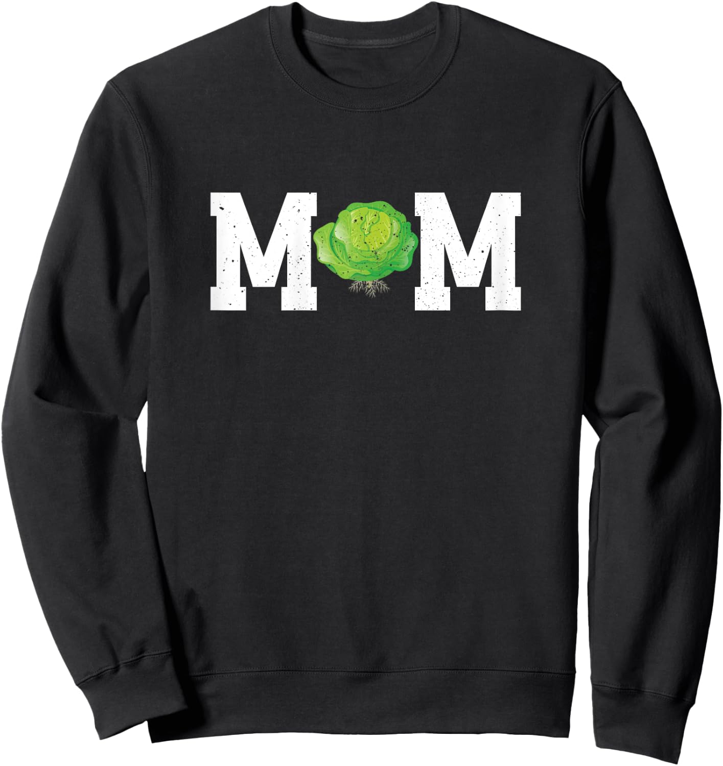 Funny Cabbage Mom Costume Love Savoy Cabbage Sweatshirt - Sweatshirt | Black