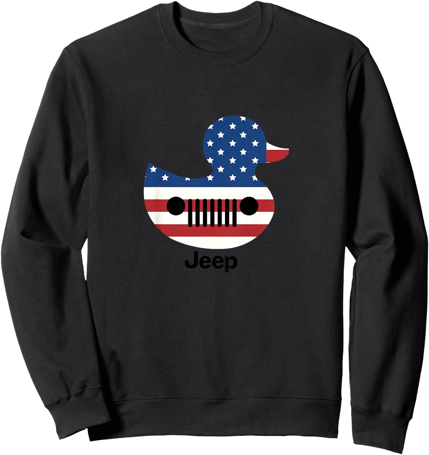 Kids Jeep Duck Flag Sweatshirt - Sweatshirt | Black