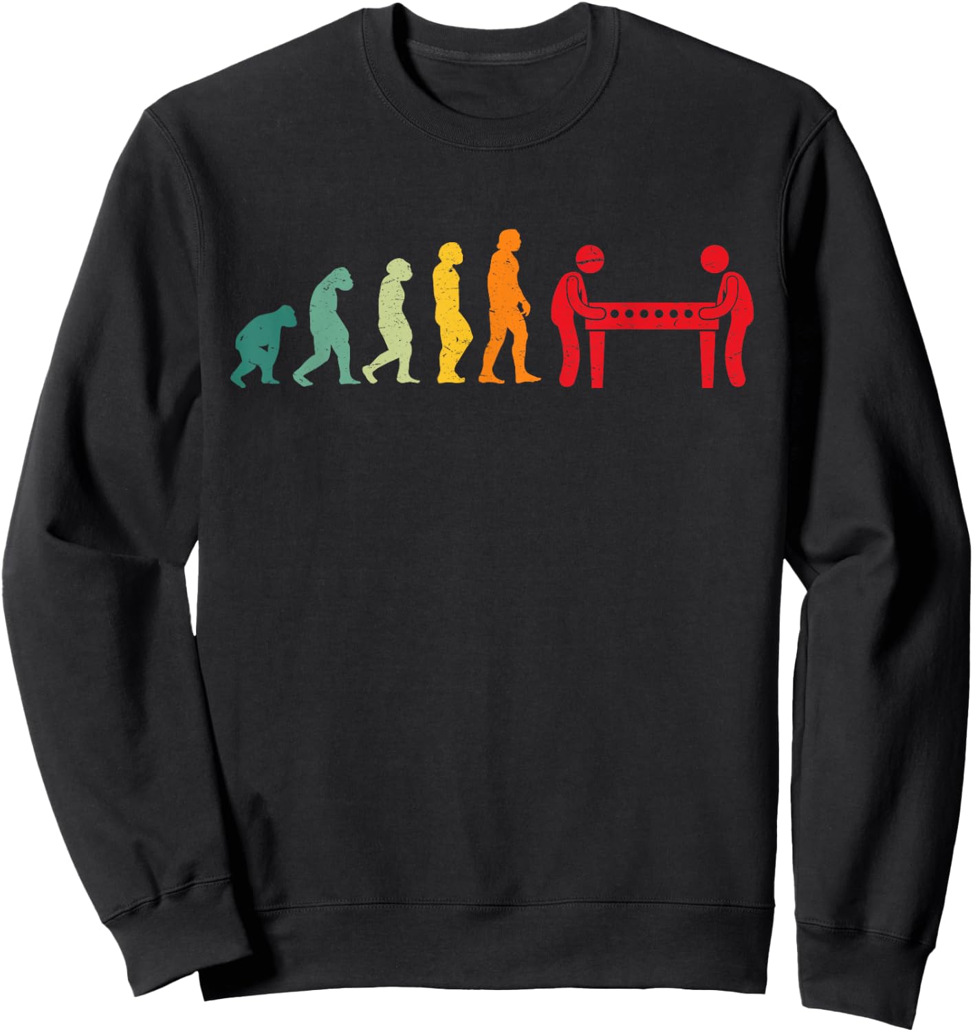Table Soccer Foosball evolution Sweatshirt - Sweatshirt | Black