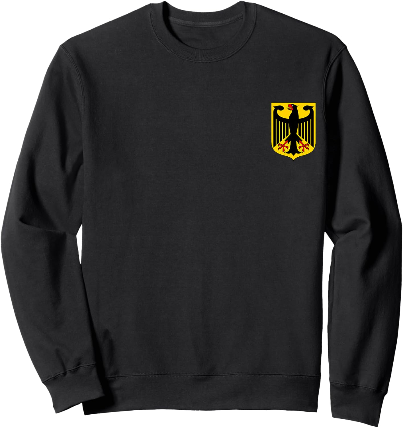 Badge Germany Flag Cool German Flags Deutsche Men Women Sweatshirt - Sweatshirt | Black