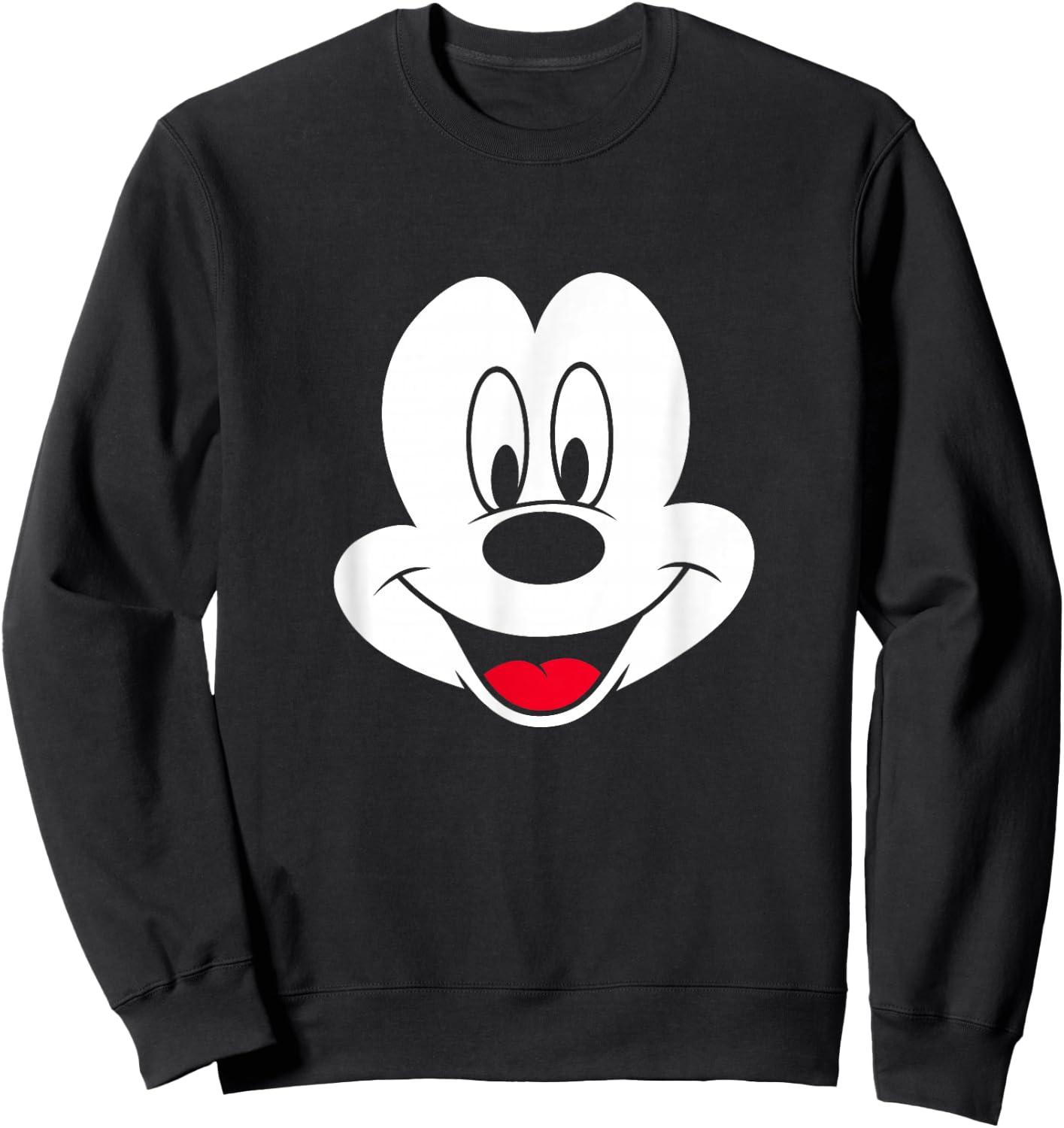 Disney Mickey Mouse Big Face Sweatshirt - Sweatshirt | Black