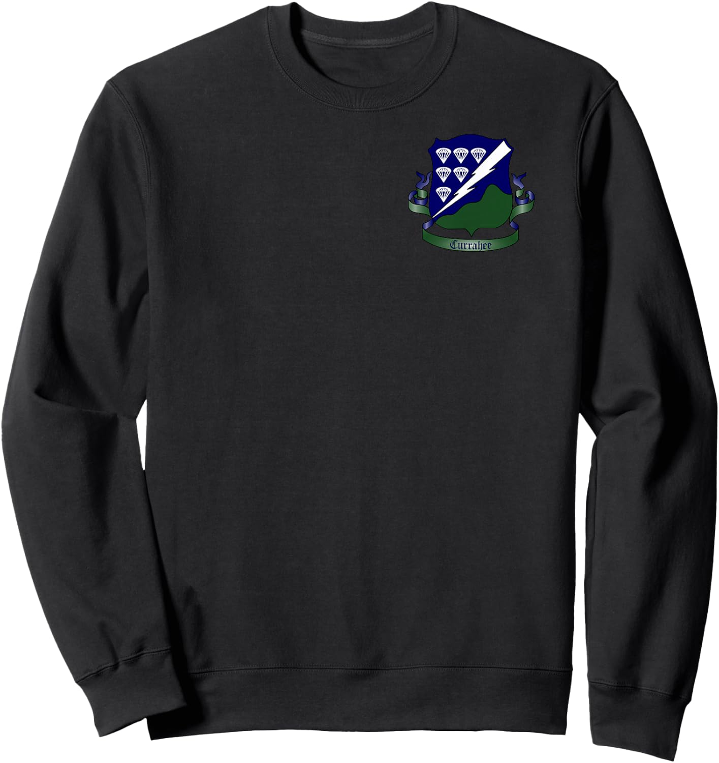 101st Airborne - 506 Parachute Fantry DUI - Currahee Sweatshirt - Sweatshirt | Black