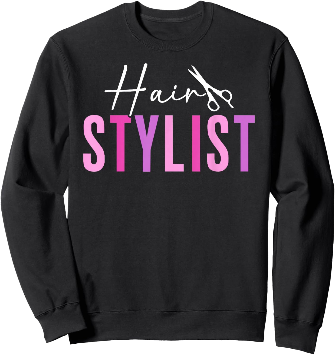 Hair Stylist Boho Hair Dresser Hairstylist Hairdresser Sweatshirt - Sweatshirt | Black