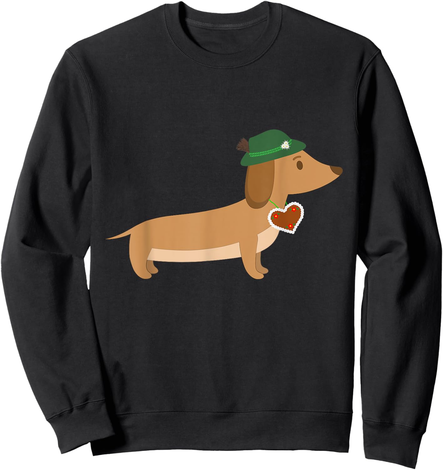 Funny Bavarian Dog Dachshund Weiner Dog Gift Men Women Kids Sweatshirt - Sweatshirt | Black