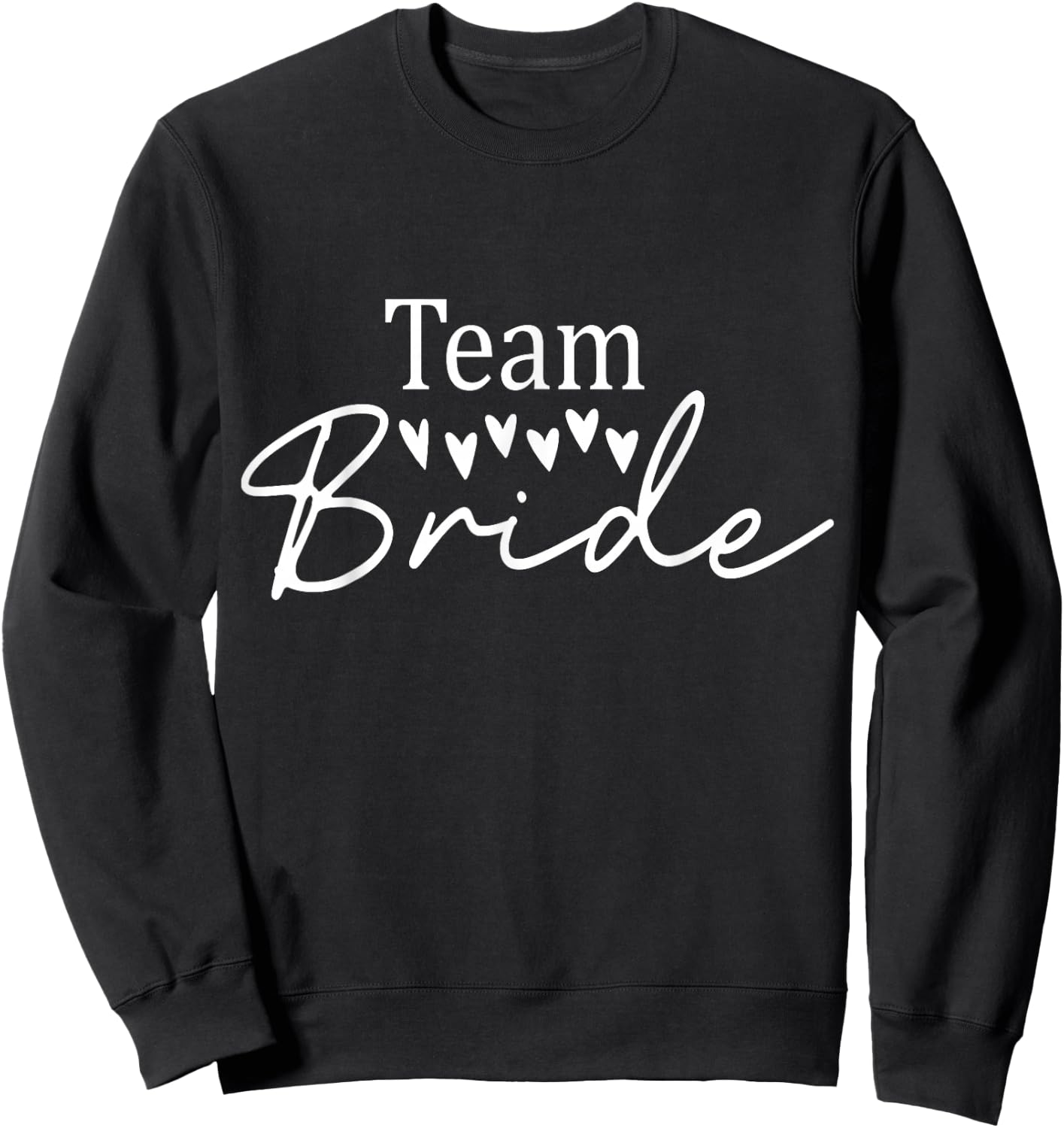 Team Bride Wedding Party Bridesmaid Bachelorette Party 2027 Sweatshirt - Sweatshirt | Black