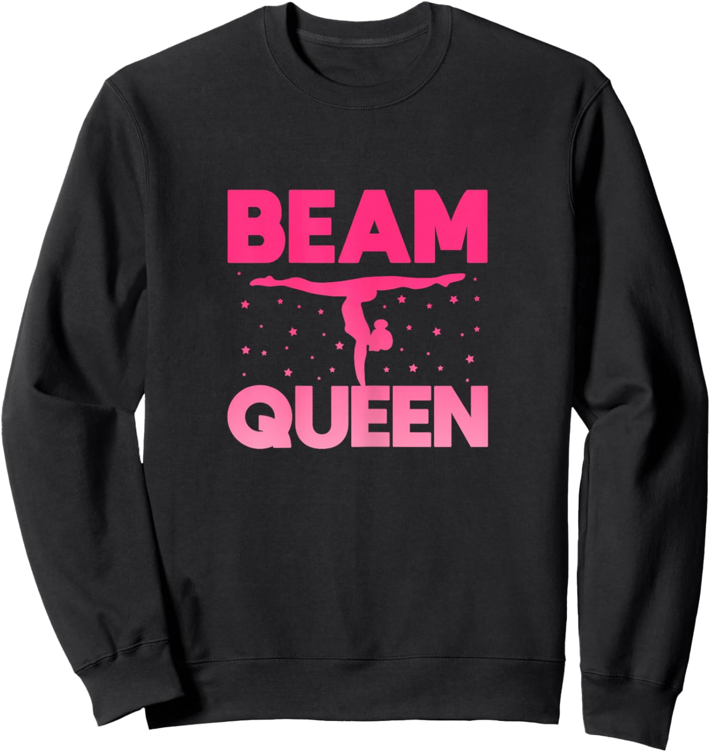 Beam Queen Gymnastics Gymnasts Handstand Sweatshirt - Sweatshirt | Black
