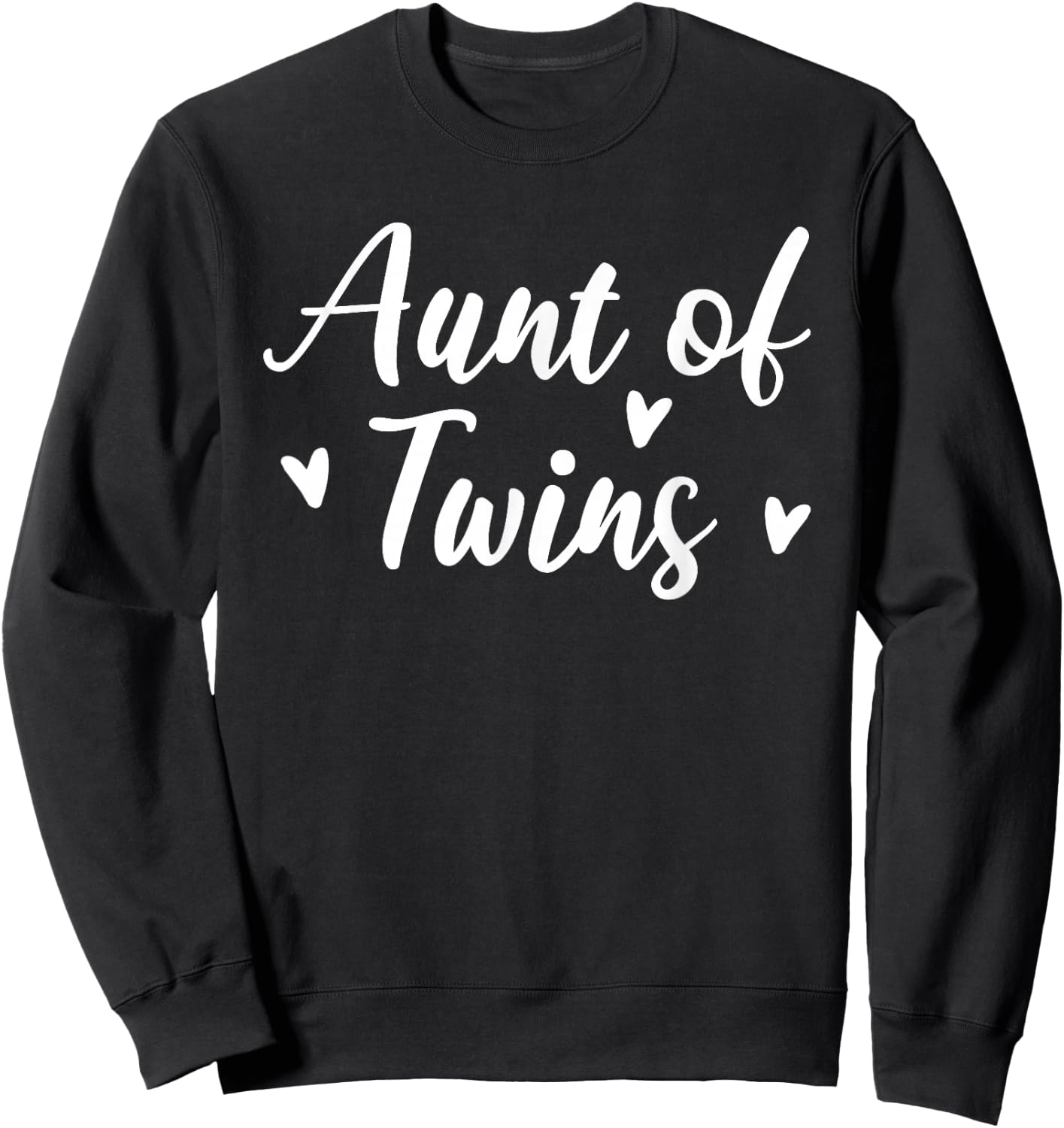 Aunt of Twins Sweatshirt - Sweatshirt | Black