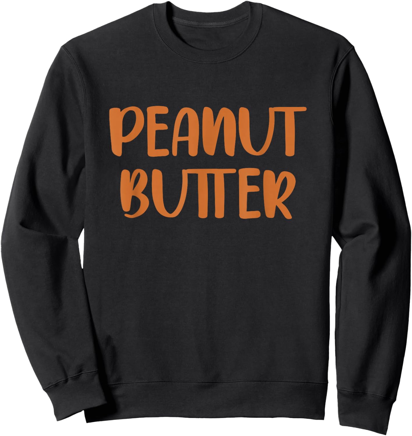 Peanut Butter & Jelly PB&J Matching Couple Halloween Costume Sweatshirt - Sweatshirt | Black