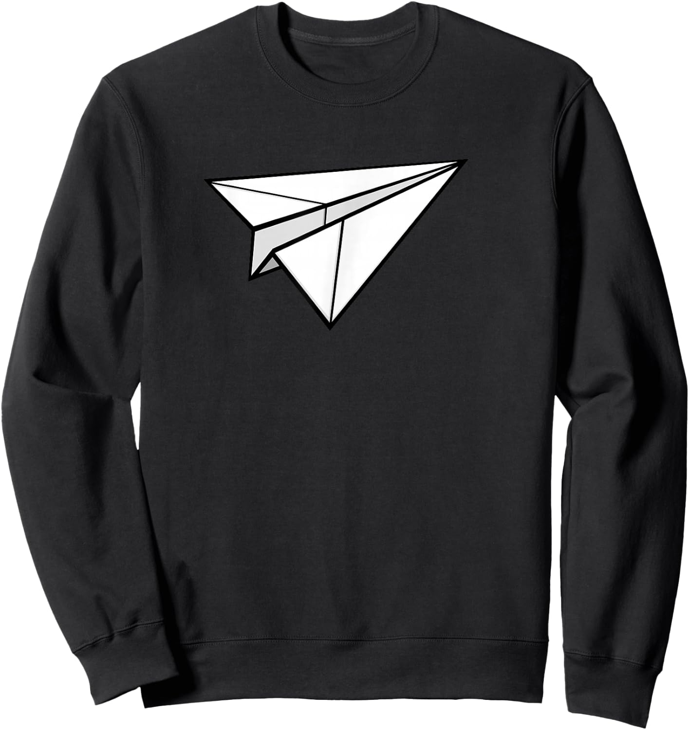 Paper Airplane Sweatshirt - Sweatshirt | Black