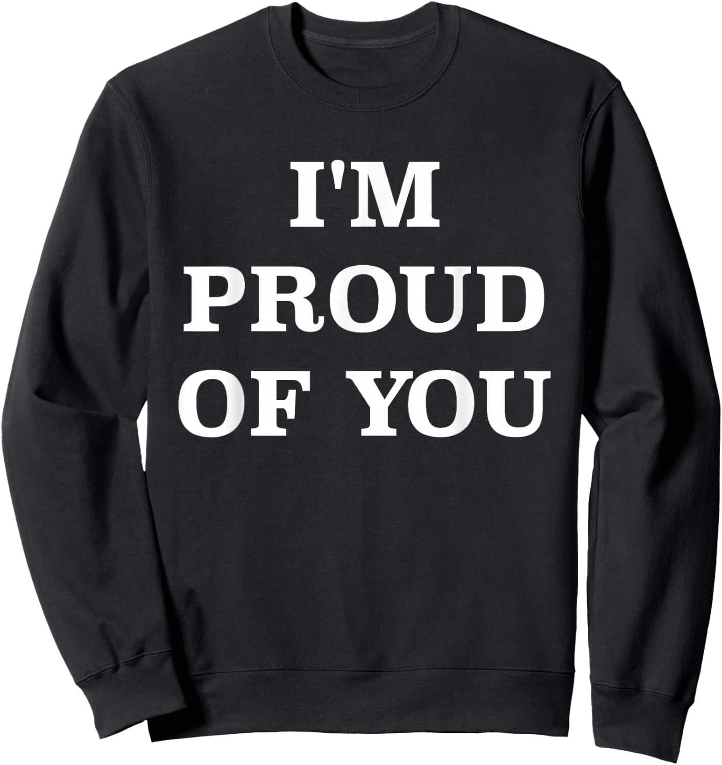 Neighborhood I'm Proud of You - Men's -Adults Black Cotton Short Sleeve Classic Fit - Size Medium Sweatshirt - Sweatshirt | Black