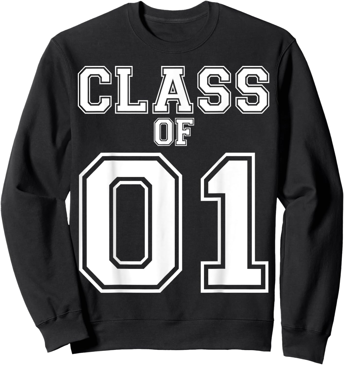 Class Of 2001 Custom Graduation Senior Personalized Grads Sweatshirt - Sweatshirt | Black