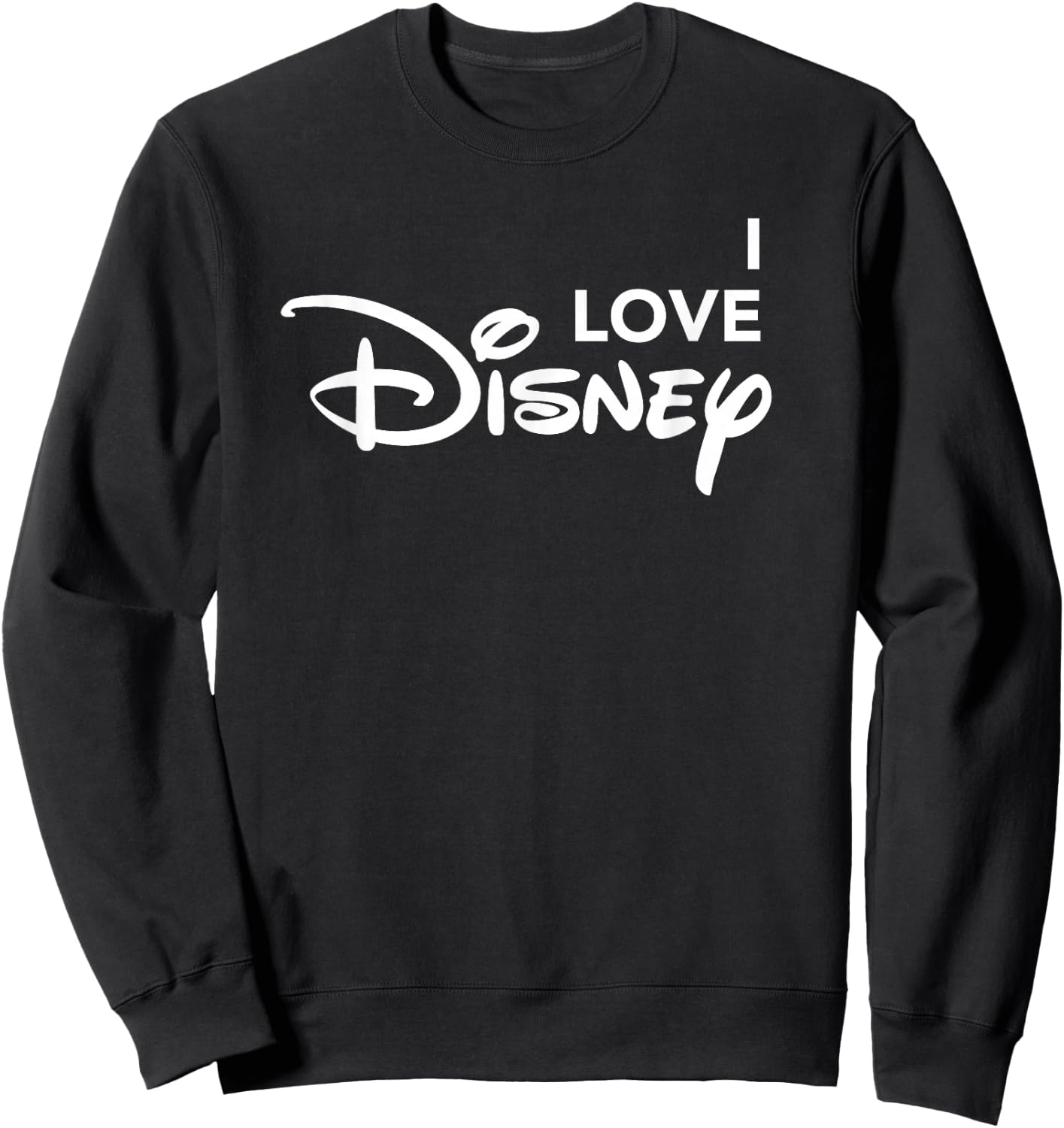 Disney I Love Disney Sweatshirt - Sweatshirt | Black