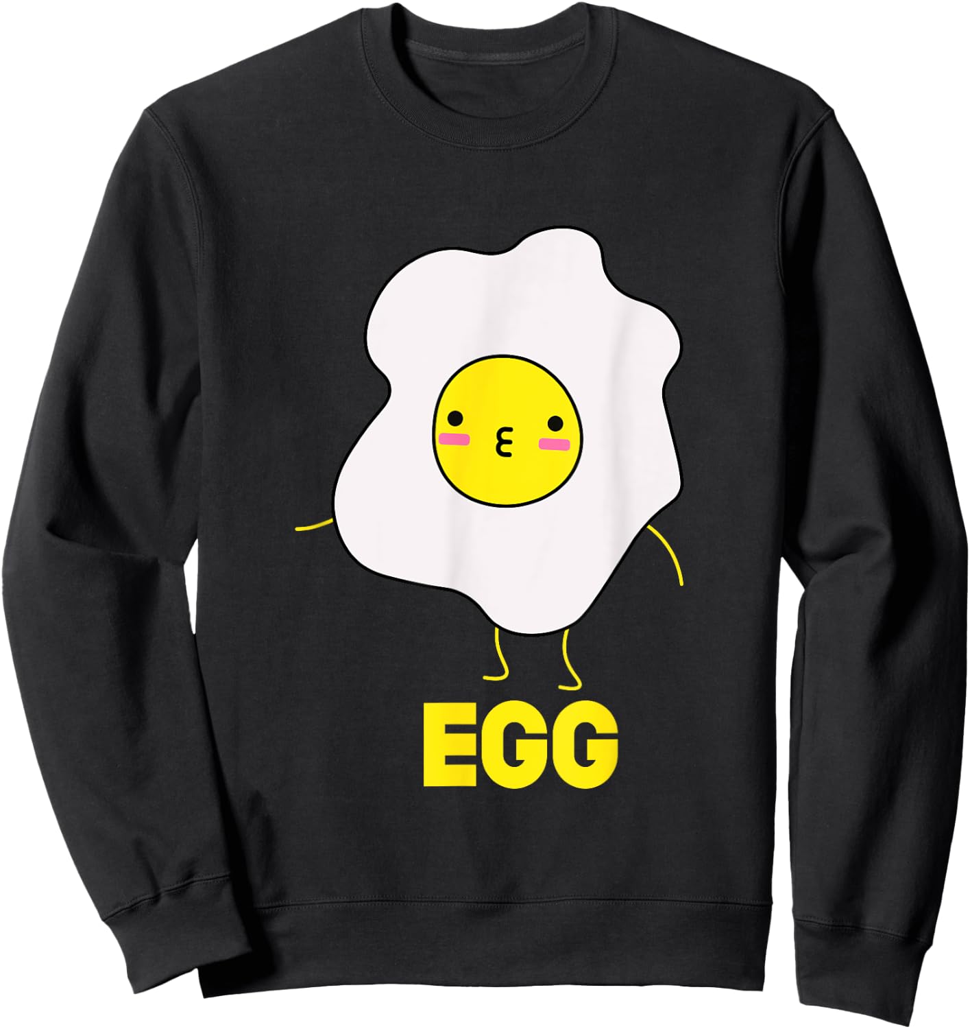Bacon and Egg Cute Matching Couples Valentines Day Shirt Sweatshirt - Sweatshirt | Black