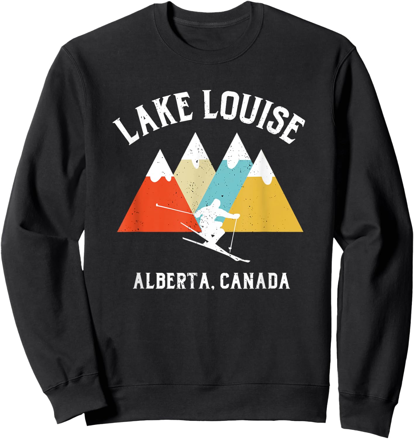 Lake Louise Alberta Canada Ski Vacation Souvenir Sweatshirt - Sweatshirt | Black