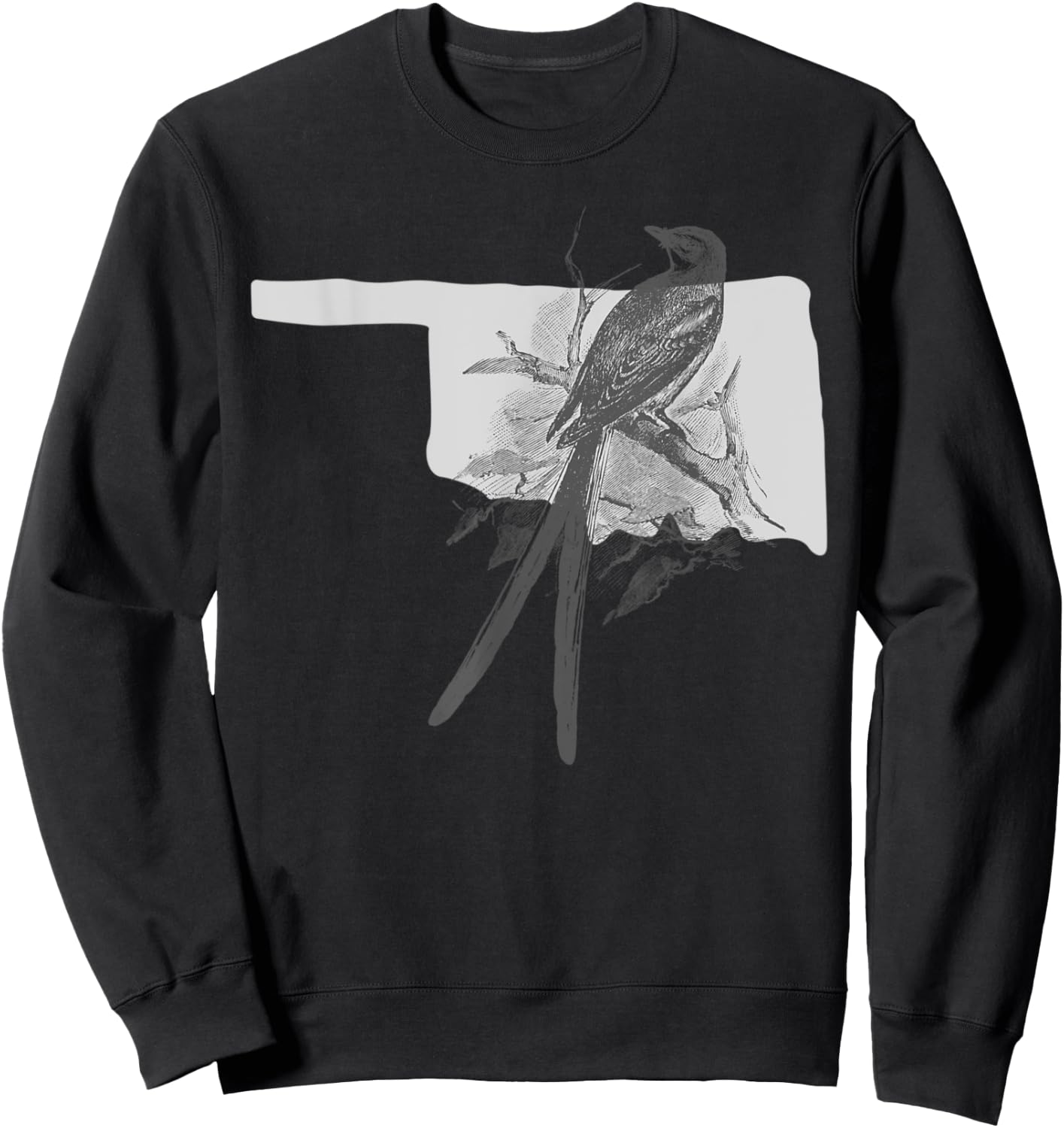 Oklahoma State Scissor-Tailed Flycatcher Sweatshirt - Sweatshirt | Black