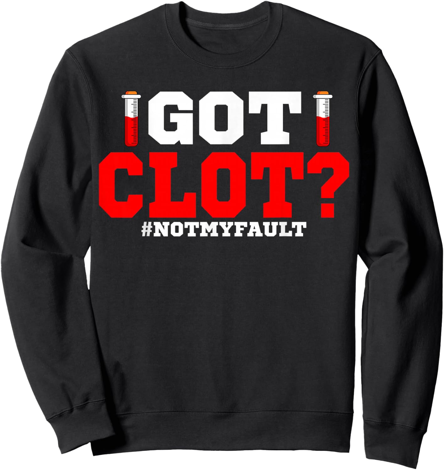 Lab Technician Clot Medical Scientists Laboratory Assistant Sweatshirt - Sweatshirt | Black