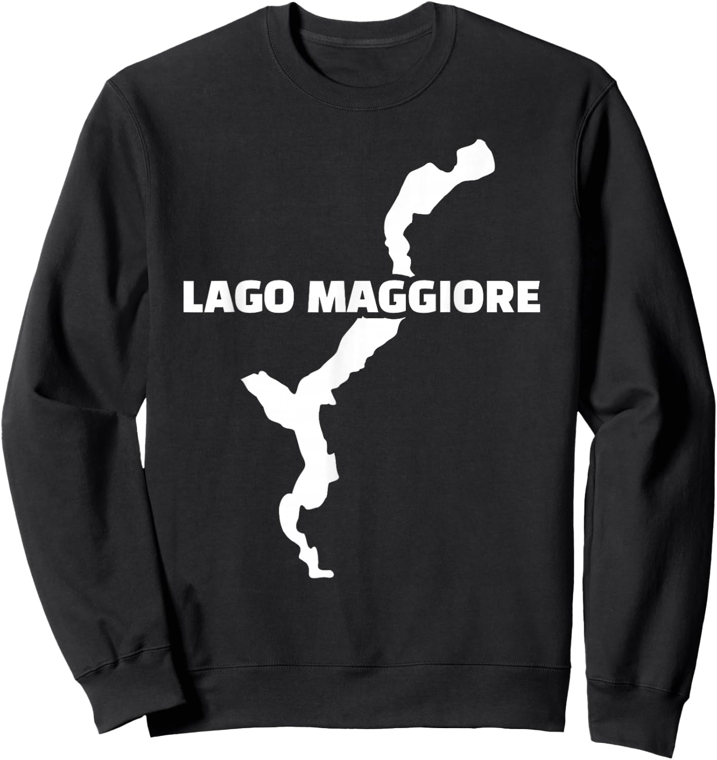 Lake Maggiore Sweatshirt - Sweatshirt | Black