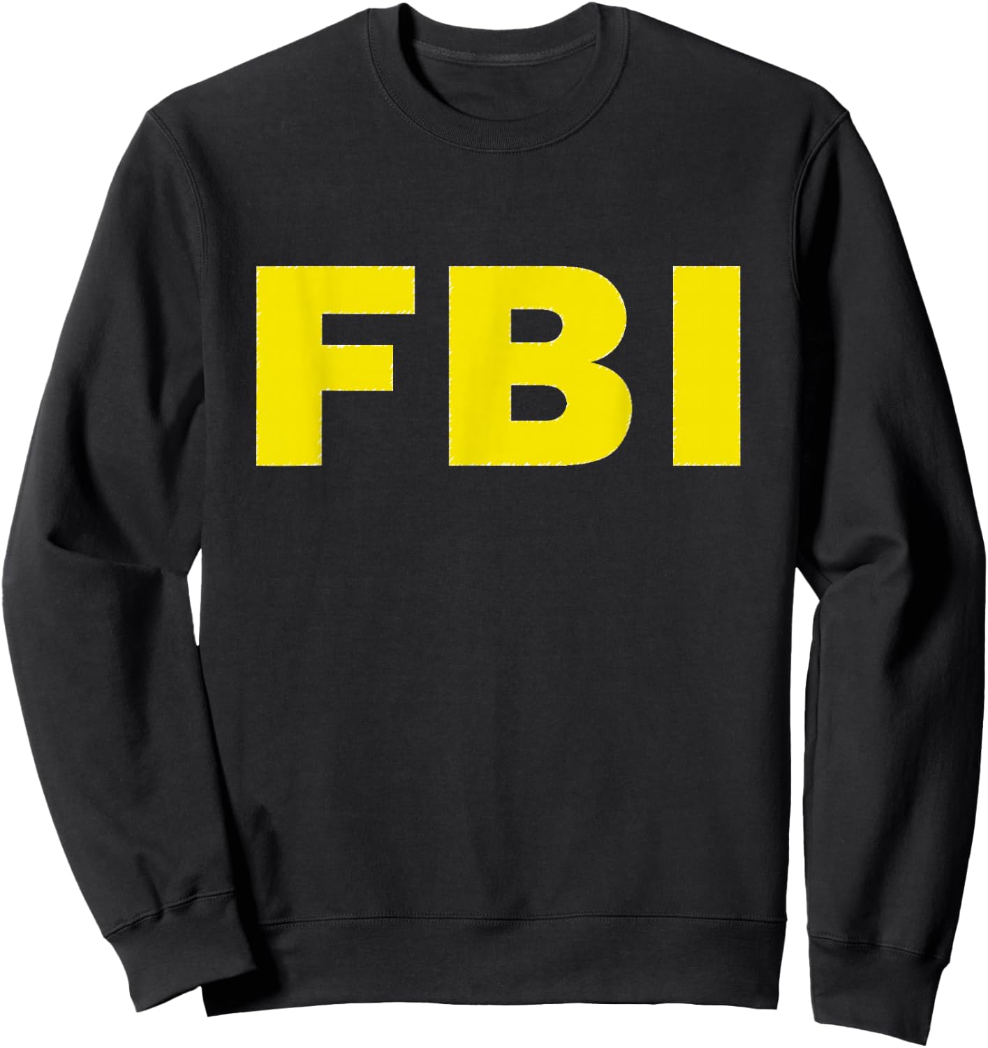 FBI Halloween Funny Costume Sweatshirt - Sweatshirt | Black