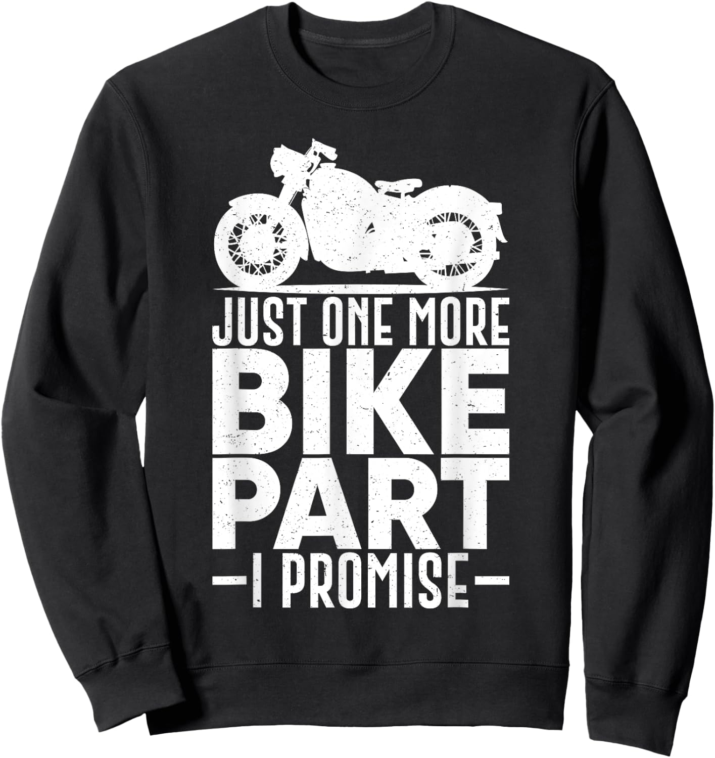 Funny Motorcycle Mechanic Gift Motorbike Repairman Men Sweatshirt - Sweatshirt | Black