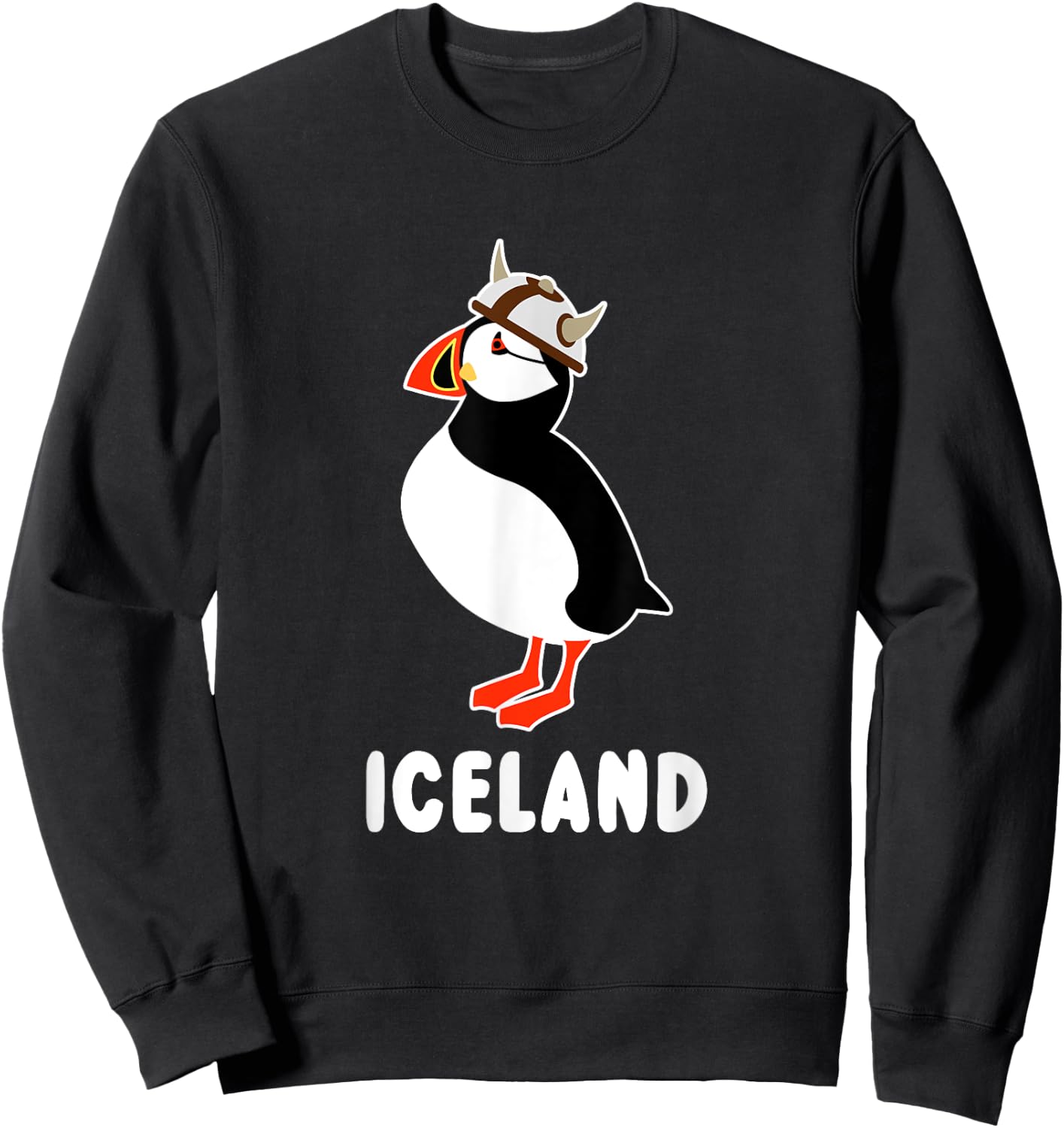 Puffin Viking Iceland Sweatshirt - Sweatshirt | Black