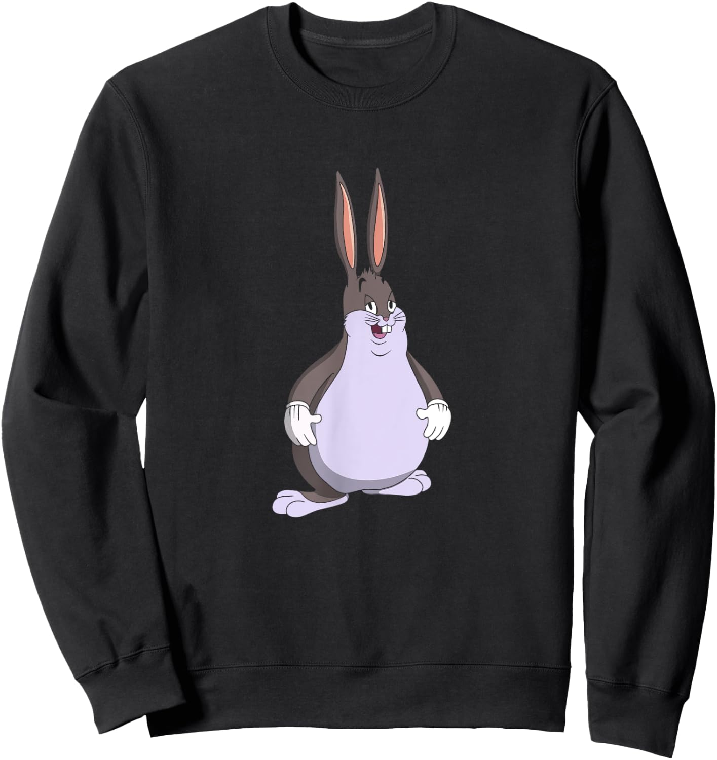 Big Chungus Meme Sweatshirt - Sweatshirt | Black