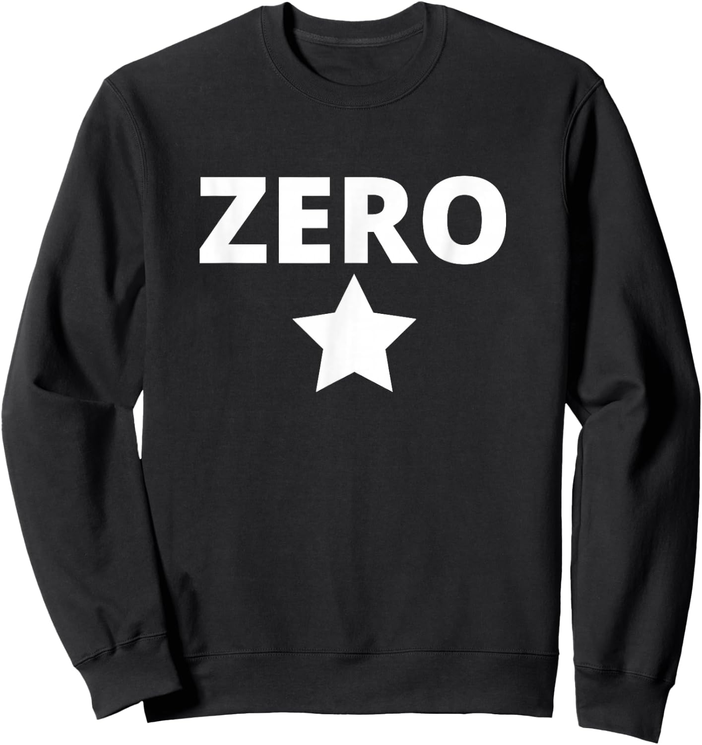 Zero Grunge Alternative Star Pumpkins 90s Rock Band Music Sweatshirt - Sweatshirt | Black