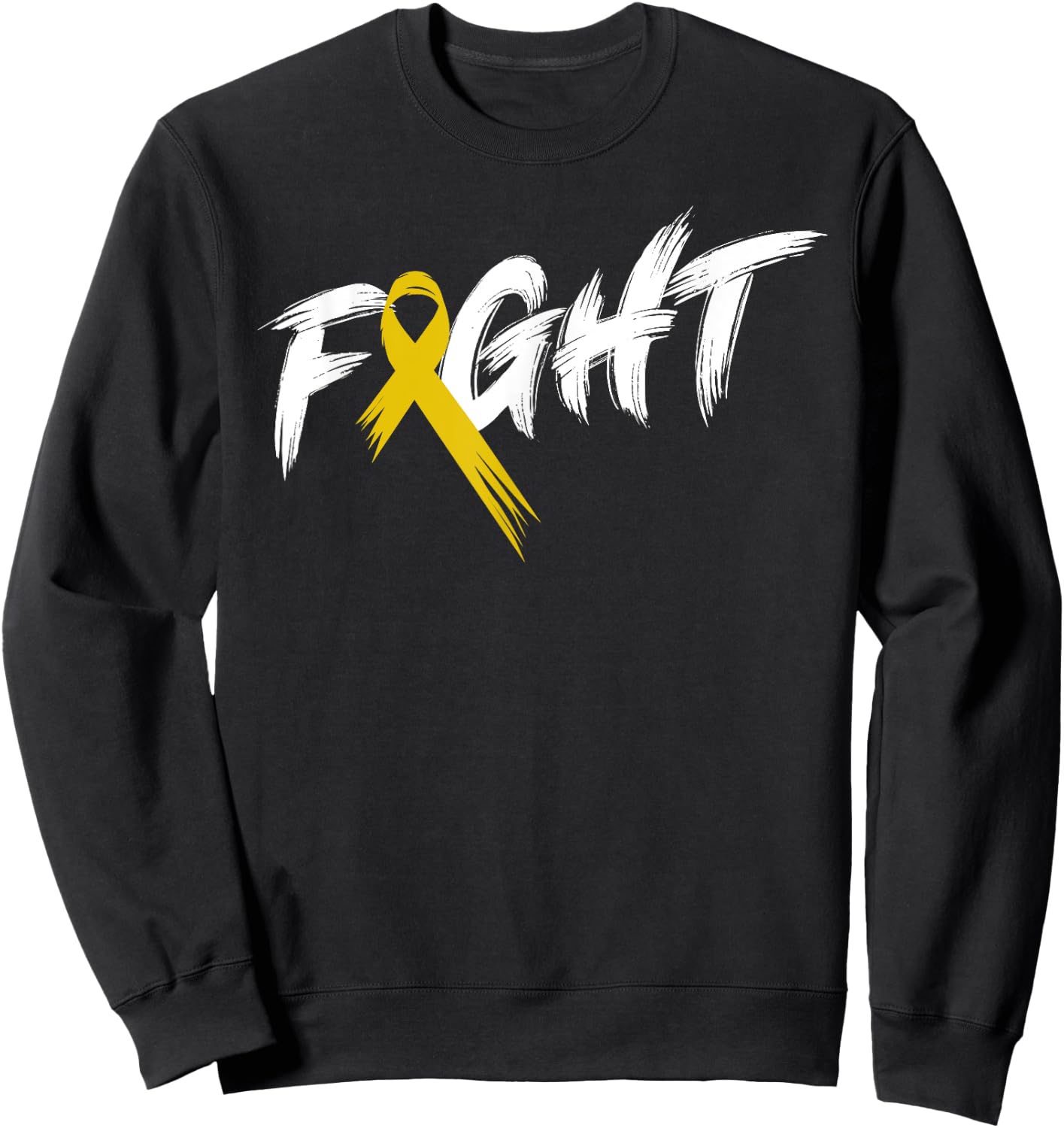 Sarcoma Awareness Month Fight Vintage Bone Cancer Sweatshirt - Sweatshirt | Black