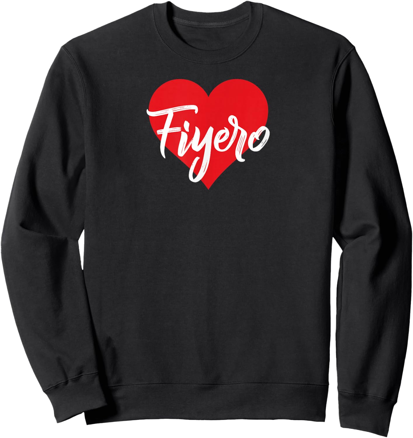 I Love Fiyero First Name I Heart Named Sweatshirt - Sweatshirt | Black