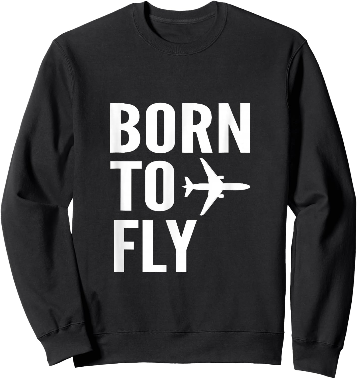 Born To Fly Sweatshirt - Sweatshirt | Black
