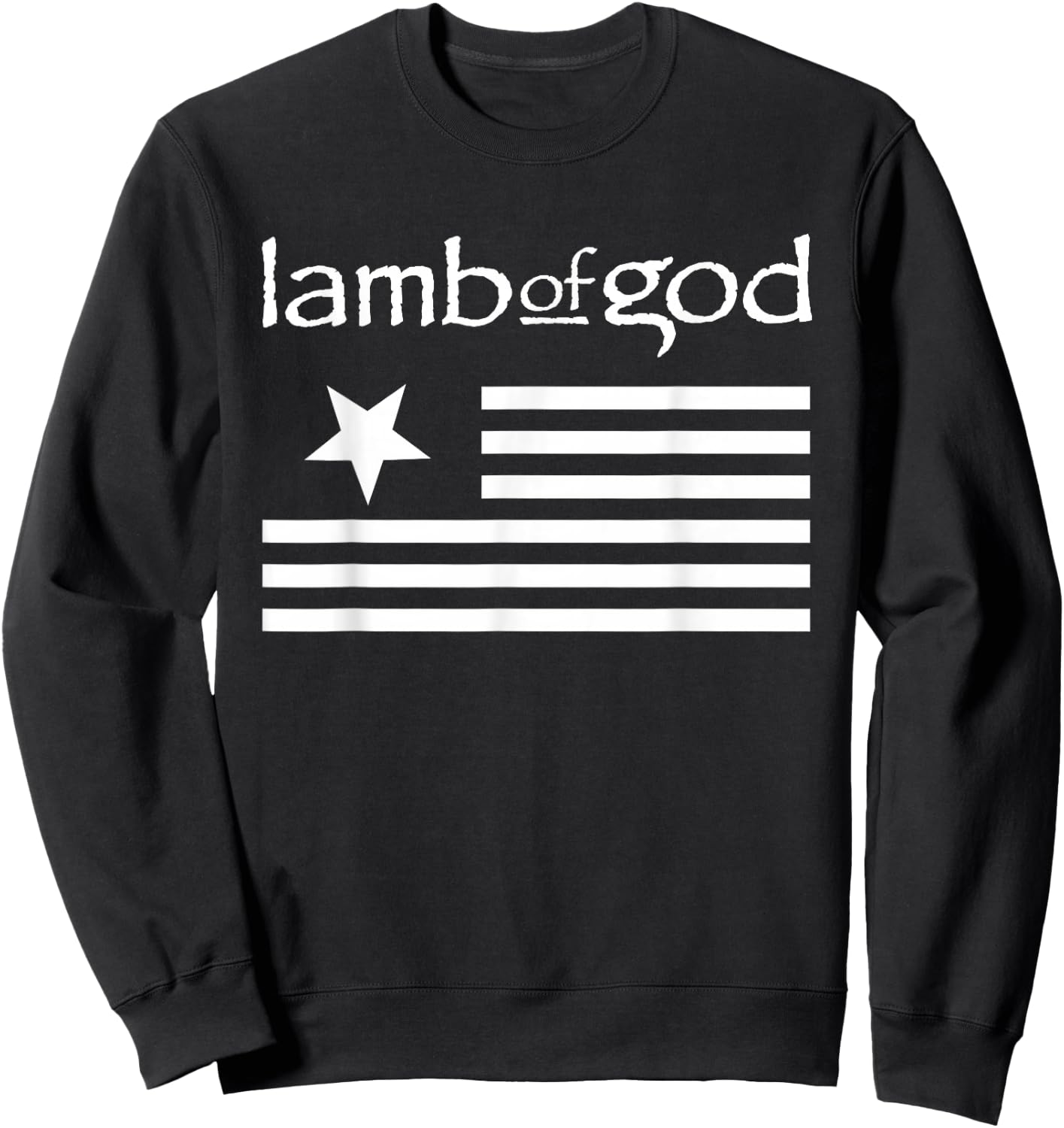 Lamb of God – Flag Sweatshirt - Sweatshirt | Black