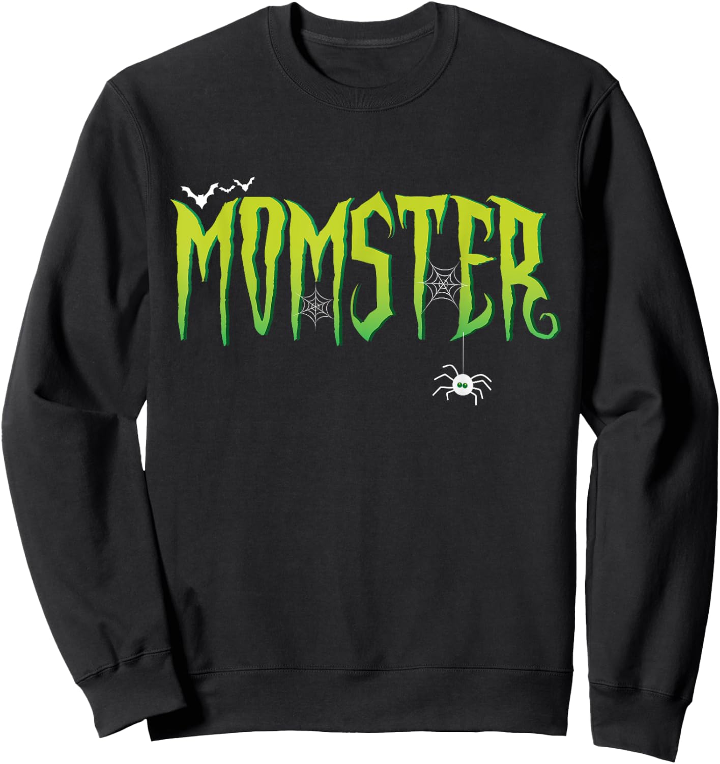 Funny Momster Halloween Mom Costume Dadcula Family matching Sweatshirt - Sweatshirt | Black
