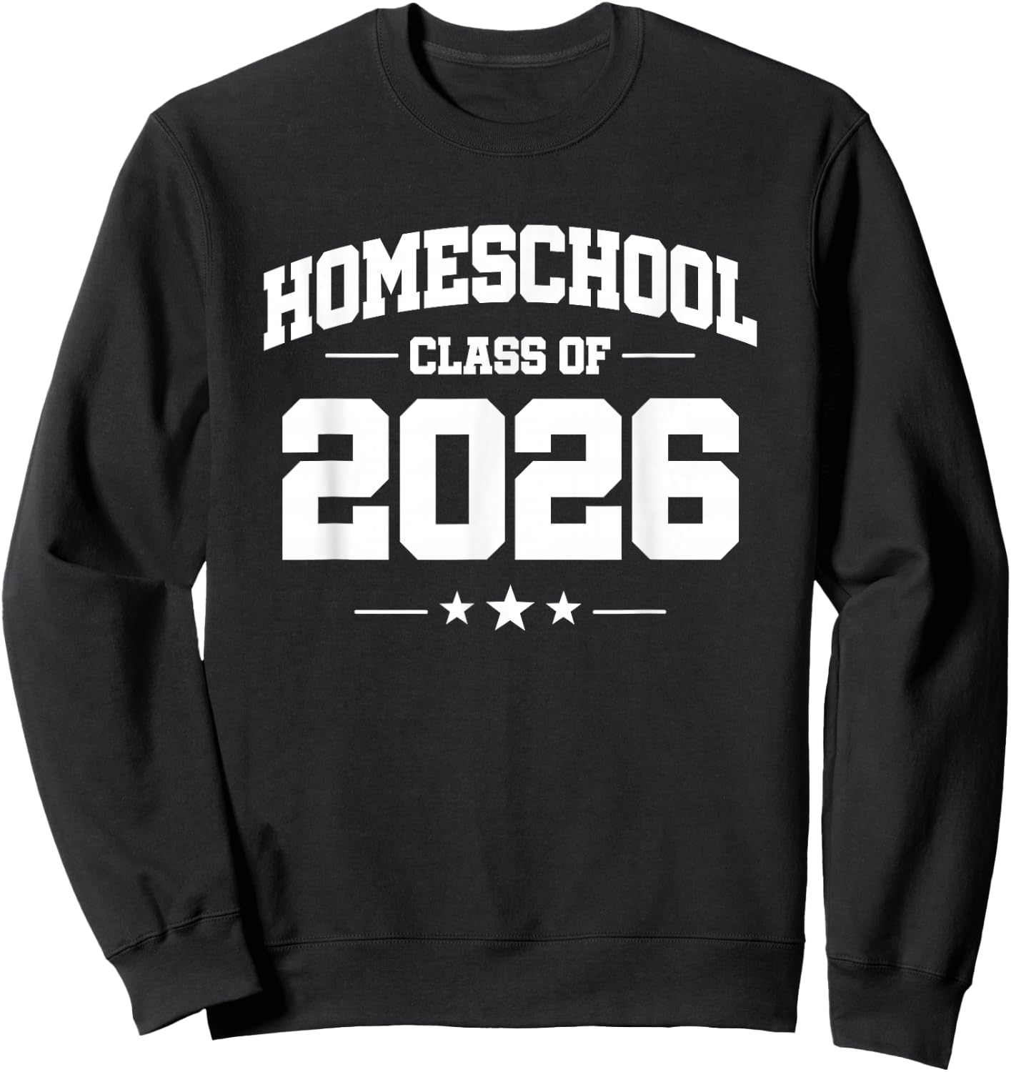 Homeschooling Kids - Online Homeschool Class - Class of 2026 Sweatshirt - Sweatshirt | Black