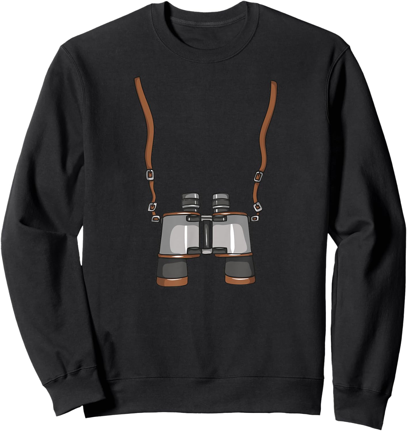 Retro Bird Watching Binocular Birding Gift Men, Kids Sweatshirt - Sweatshirt | Black