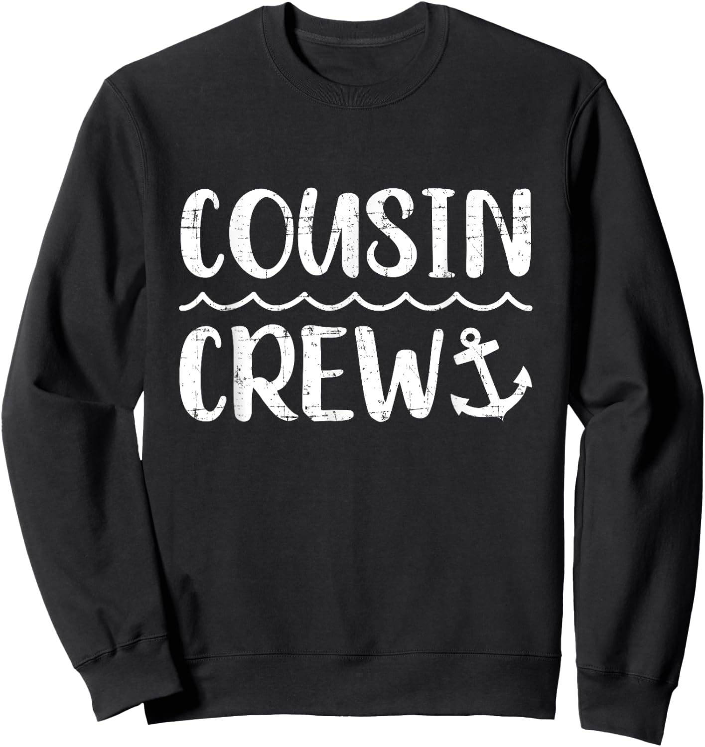 Cousin crew cruise summer vacation Sweatshirt - Sweatshirt | Black