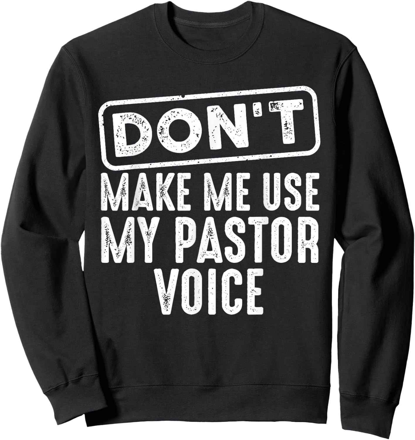 Funny Pastor Art Women Christian Preacher Priest Sweatshirt - Sweatshirt | Black